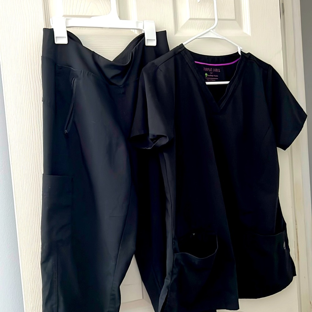 🩺Black Scrub Set👩🏼‍⚕️